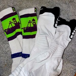 Seattle Outline and Nike elite socks.